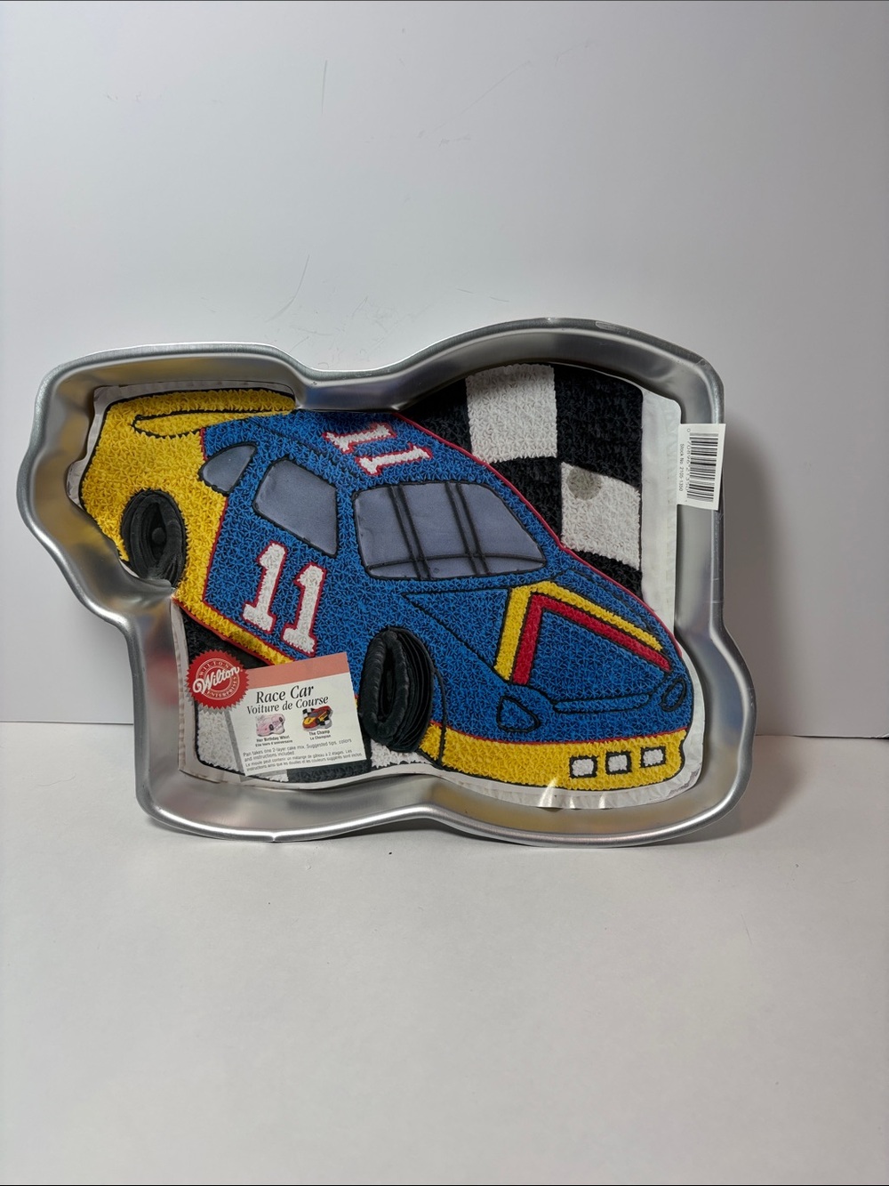 Wilton Blue & Yellow Race Car Cake Pan